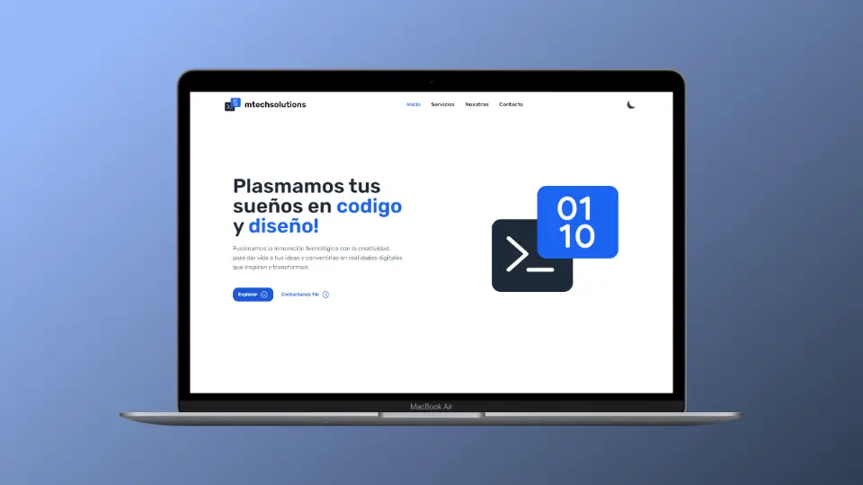 Landing Page para Mtechsolutions